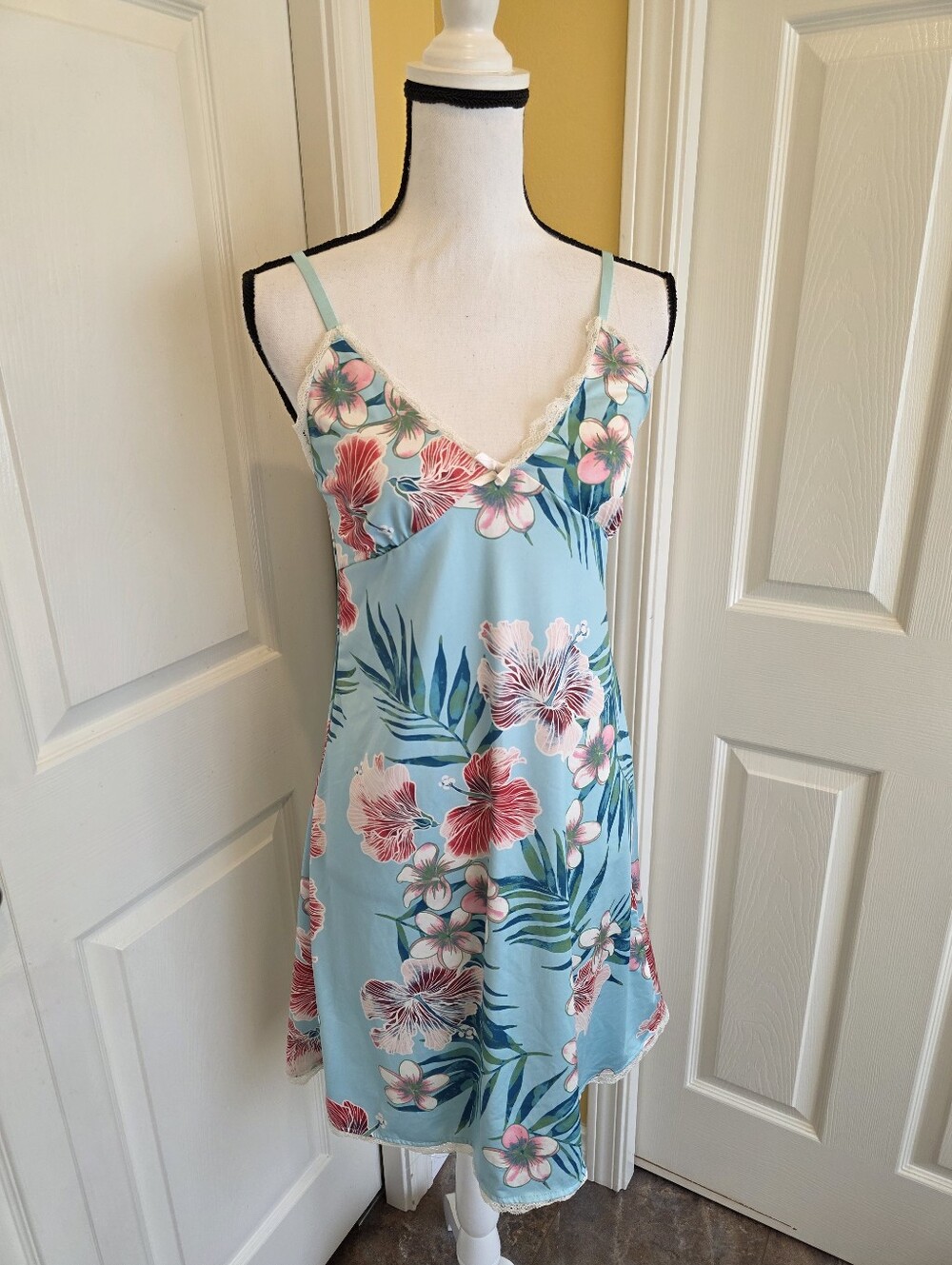 NANETTE LEPORE COLORFUL SLIP DRESS, SIZE S